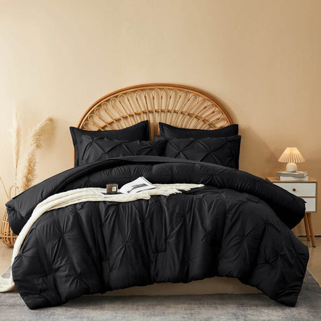 7 - Piece Extra Soft Polyester Comforter Bedding Set - Calmora - Sleep Galleria
