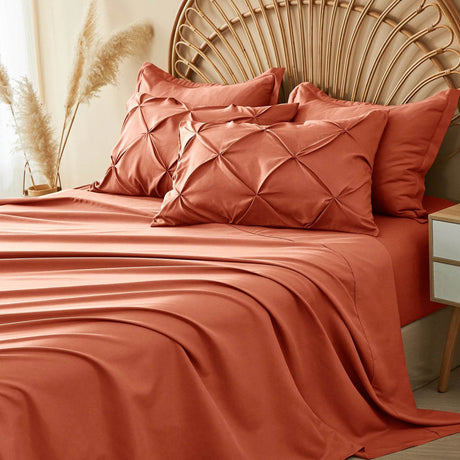7 - Piece Extra Soft Polyester Comforter Bedding Set - Calmora - Sleep Galleria
