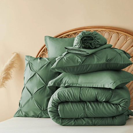 7 - Piece Extra Soft Polyester Comforter Bedding Set - Calmora - Sleep Galleria