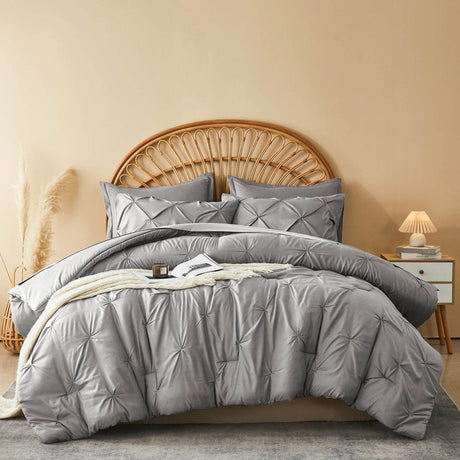 7 - Piece Extra Soft Polyester Comforter Bedding Set - Calmora - Sleep Galleria