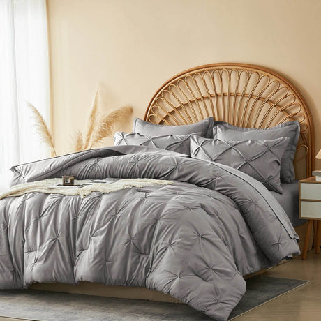7 - Piece Extra Soft Polyester Comforter Bedding Set - Calmora - Sleep Galleria
