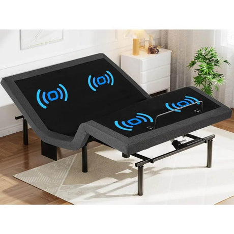 Adjustable Bed Frame With Massage USB Charging Ports - Sleep Galleria
