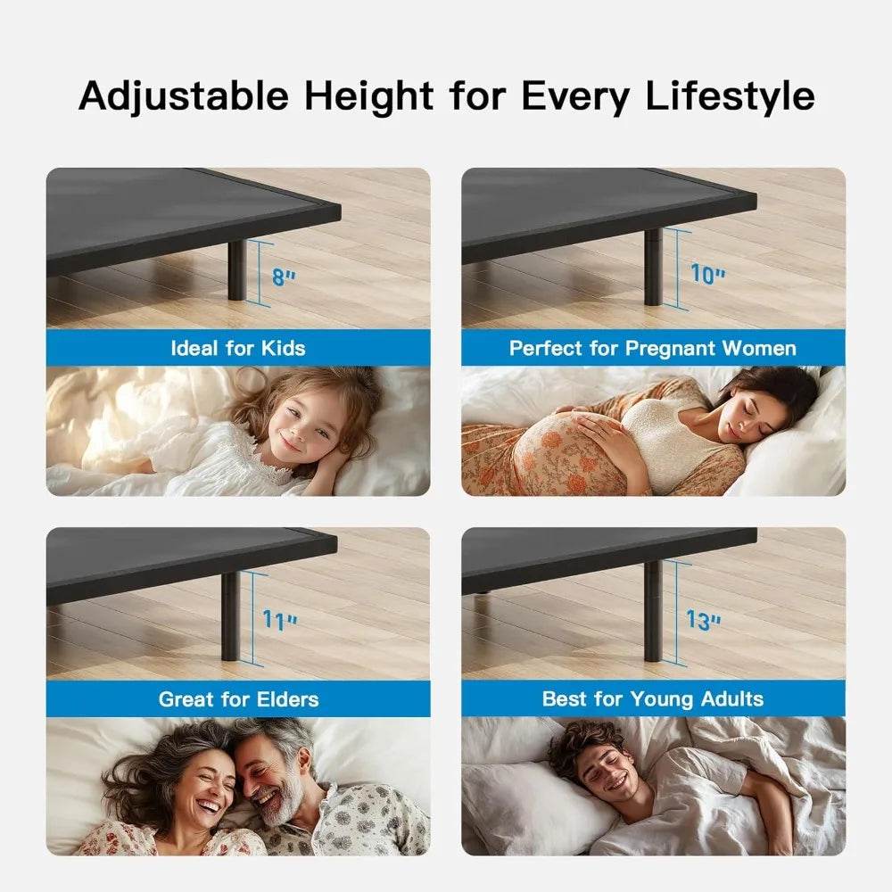 Adjustable Bed Frame With Massage USB Charging Ports - Sleep Galleria