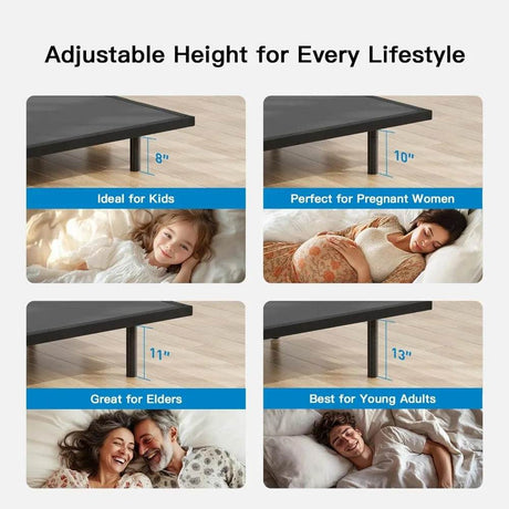 Adjustable Bed Frame With Massage USB Charging Ports - Sleep Galleria