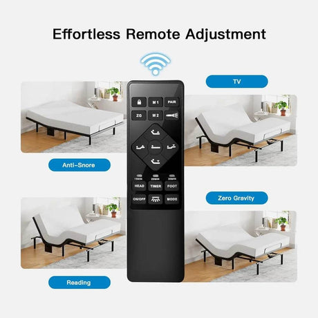 Adjustable Bed Frame With Massage USB Charging Ports - Sleep Galleria