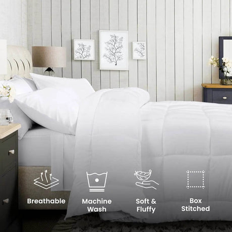 All - Season Microfiber Down Alternative Comforter - Calmora - Sleep Galleria