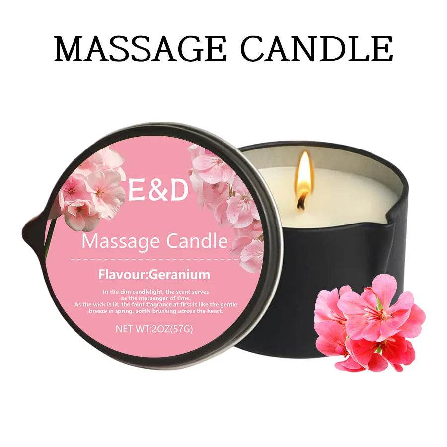 Aromatherapy Massage Oil Candle For Stress Relief - Calmora - Sleep Galleria