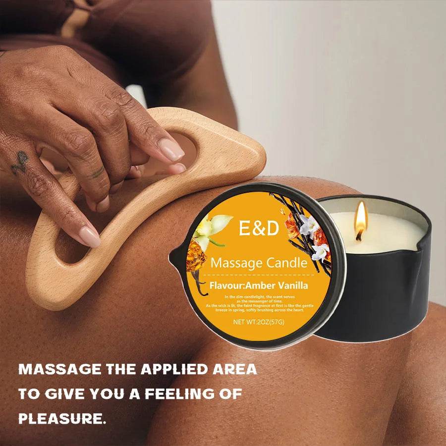 Aromatherapy Massage Oil Candle For Stress Relief - Calmora - Sleep Galleria