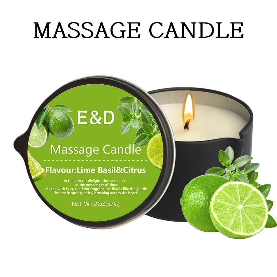 Aromatherapy Massage Oil Candle For Stress Relief - Calmora - Sleep Galleria