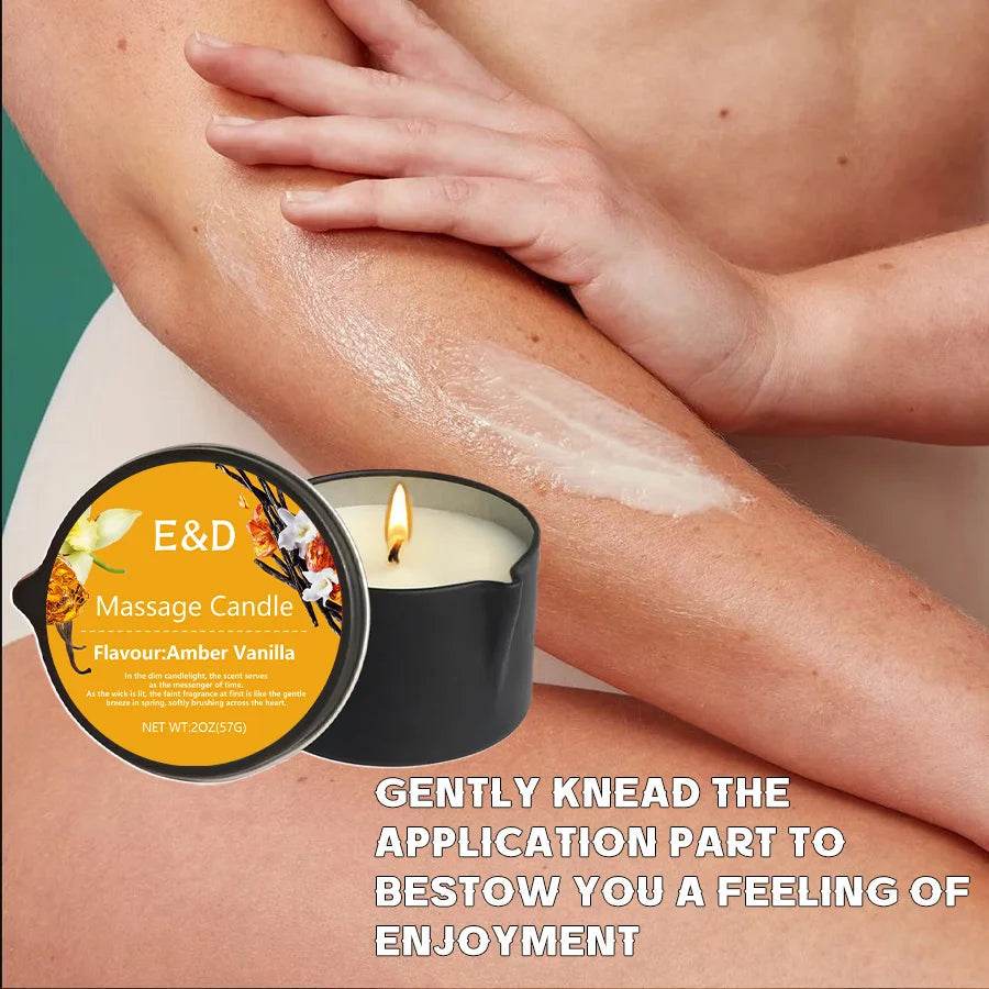 Aromatherapy Massage Oil Candle For Stress Relief - Calmora - Sleep Galleria