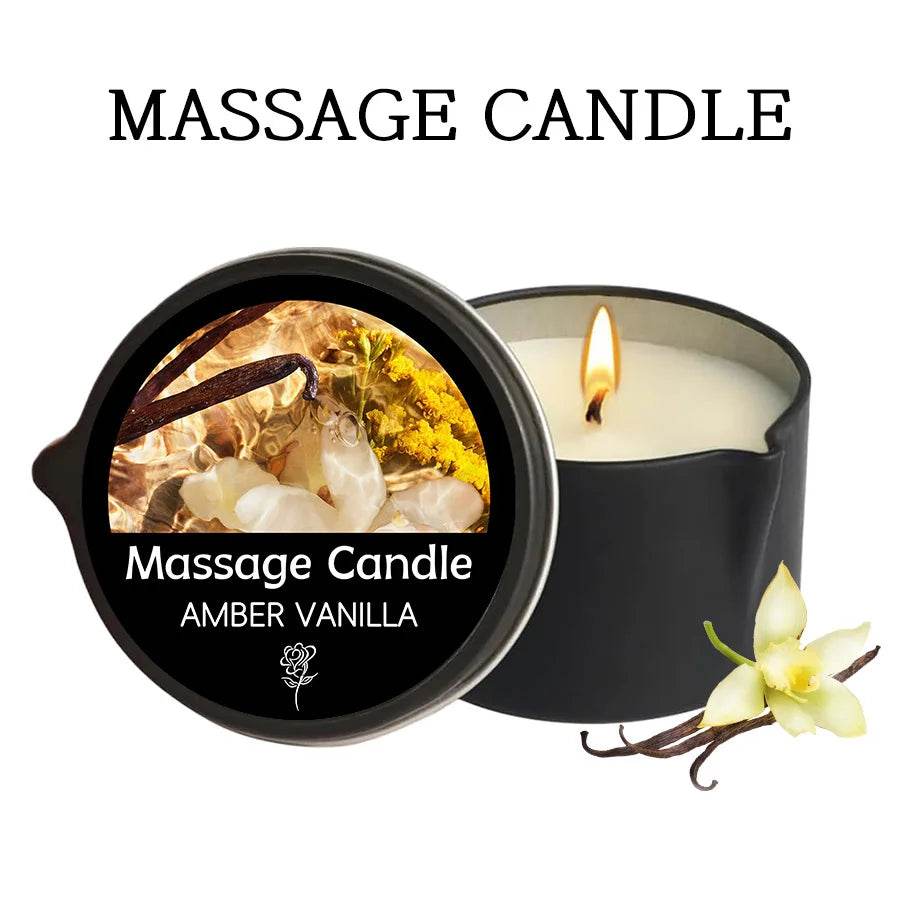Aromatherapy Massage Oil Candle For Stress Relief - Calmora - Sleep Galleria