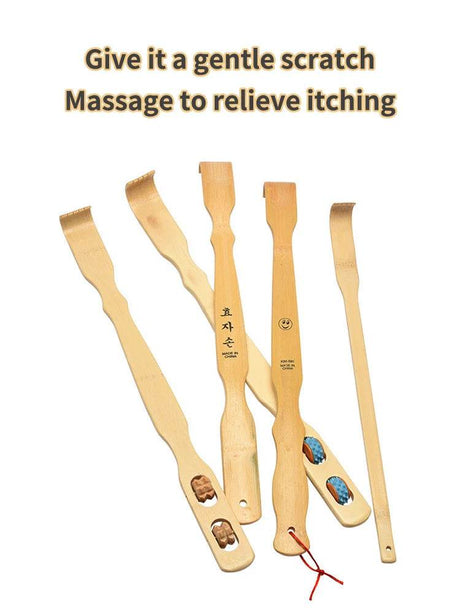 Bamboo Back Scratcher Manual Massage Relaxation Tool - Calmora - Sleep Galleria