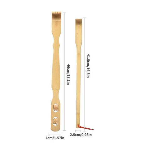 Bamboo Back Scratcher Manual Massage Relaxation Tool - Calmora - Sleep Galleria