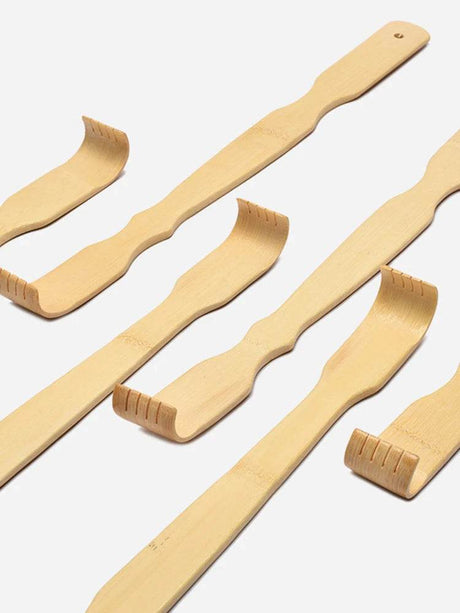 Bamboo Back Scratcher Manual Massage Relaxation Tool - Calmora - Sleep Galleria