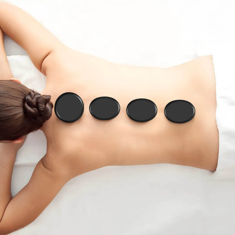 Basalt Massage Stones Heater Set – 12-Piece Therapy Kit - Sleep Galleria
