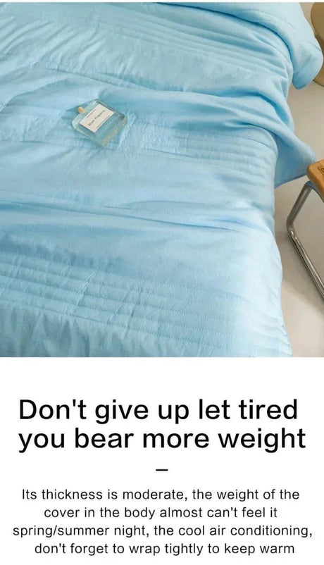 Breathable Lightweight Cooling Blanket Summer Quilt - Calmora - Sleep Galleria