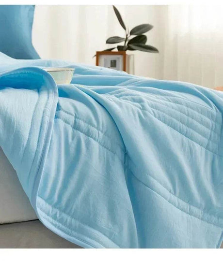 Breathable Lightweight Cooling Blanket Summer Quilt - Calmora - Sleep Galleria
