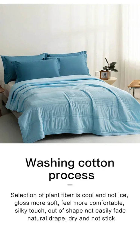 Breathable Lightweight Cooling Blanket Summer Quilt - Calmora - Sleep Galleria