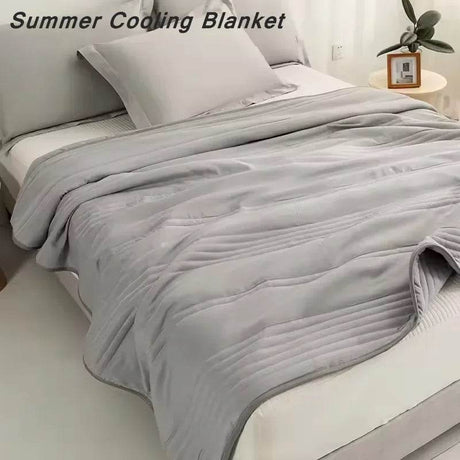 Breathable Lightweight Cooling Blanket Summer Quilt - Calmora - Sleep Galleria