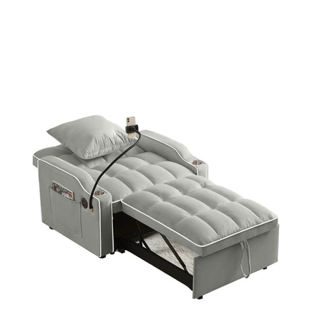 Convertible Pull Out Sleeper Chair Bed - Calmora - Sleep Galleria