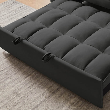 Convertible Velvet Futon Sofa Bed - Calmora - Sleep Galleria