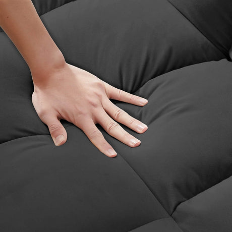 Convertible Velvet Futon Sofa Bed - Calmora - Sleep Galleria