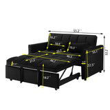 Convertible Velvet Futon Sofa Bed - Sleep Galleria