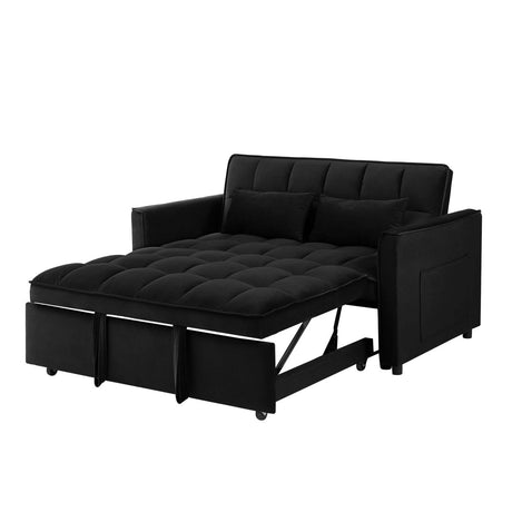 Convertible Velvet Futon Sofa Bed - Calmora - Sleep Galleria