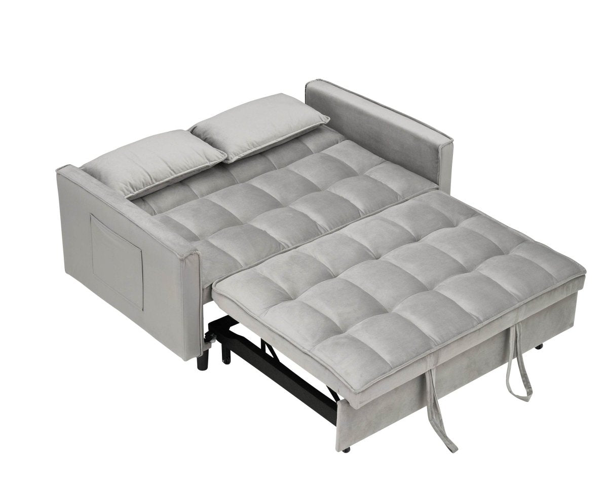 Convertible Velvet Loveseat Sofa Bed - Sleep Galleria