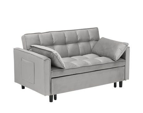 Convertible Velvet Loveseat Sofa Bed - Calmora - Sleep Galleria