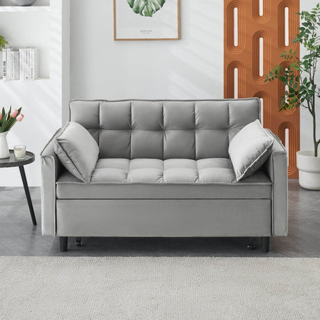 Convertible Velvet Loveseat Sofa Bed - Calmora - Sleep Galleria