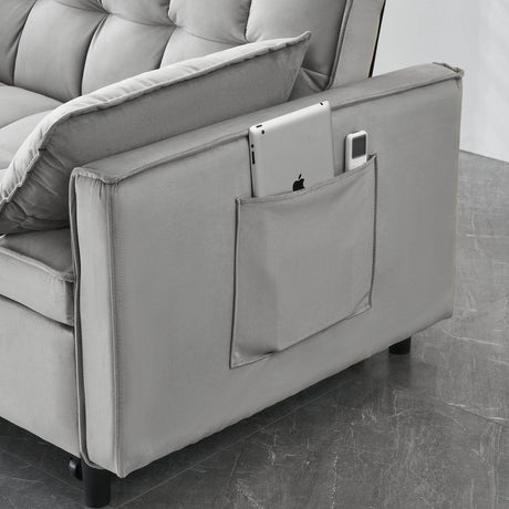 Convertible Velvet Loveseat Sofa Bed - Calmora - Sleep Galleria