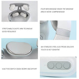 Cordless Neck Massager With 16 Modes Pulse Heating - Sleep Galleria