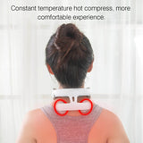 Cordless Neck Massager With 16 Modes Pulse Heating - Sleep Galleria