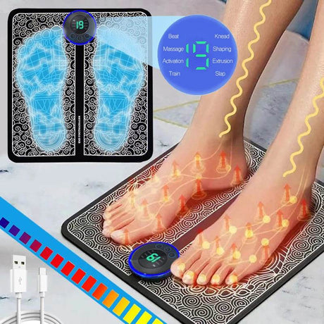 Electric Foot Massage Pad With Adjustable Intensities - Calmora - Sleep Galleria
