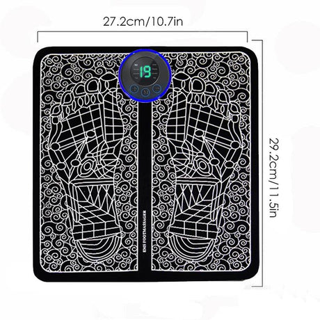Electric Foot Massage Pad With Adjustable Intensities - Calmora - Sleep Galleria