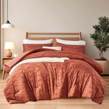 Extra Soft 3 - Piece Microfiber Quilt And Pillowcase Set - Calmora - Sleep Galleria