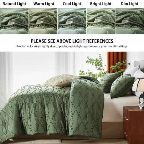 Extra Soft 3 - Piece Microfiber Quilt And Pillowcase Set - Calmora - Sleep Galleria