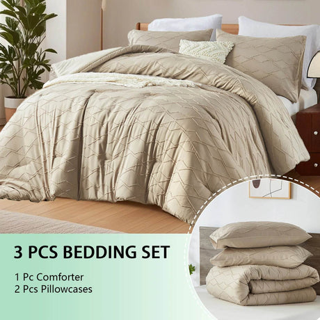 Extra Soft 3 - Piece Microfiber Quilt And Pillowcase Set - Calmora - Sleep Galleria