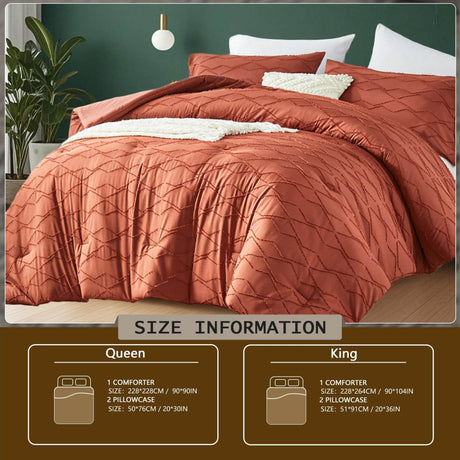 Extra Soft 3 - Piece Microfiber Quilt And Pillowcase Set - Calmora - Sleep Galleria