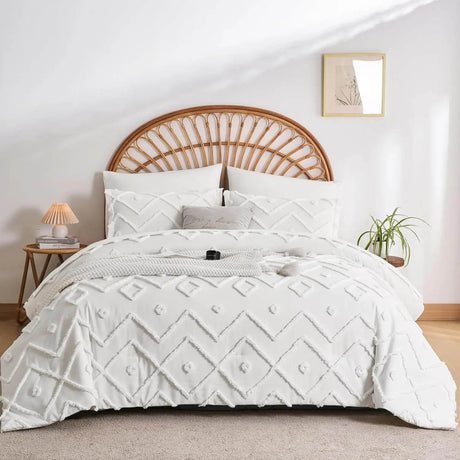 Extra Soft Tufted Microfiber Comforter Bedding Set - Sleep Galleria
