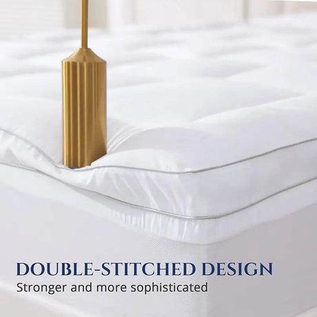 Extra Thick Quilted Mattress Topper for Back Pain Relief - Sleep Galleria