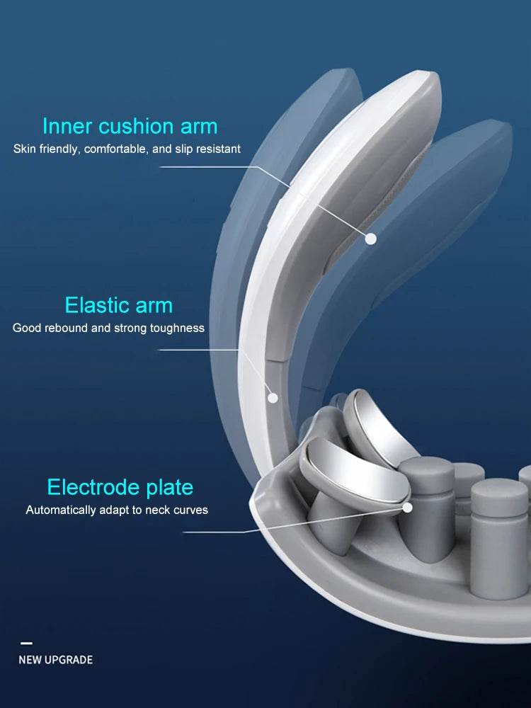 Four-Head Composite Neck Massager With Heating Vibration - Sleep Galleria