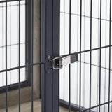 Furniture Style Dog Crate With Rolling Casters And Double Doors - Sleep Galleria