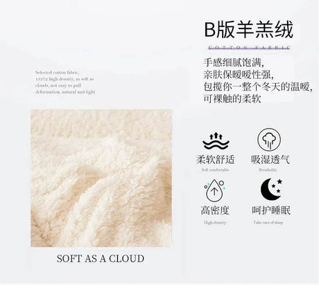 High Density Lamb Wool Soft Warm Blanket - Calmora - Sleep Galleria