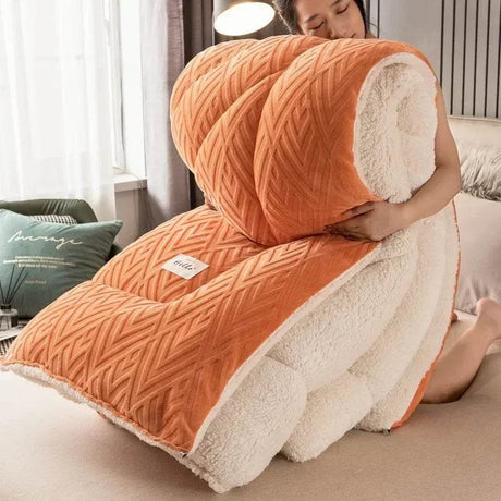 High Density Lamb Wool Soft Warm Blanket - Calmora - Sleep Galleria