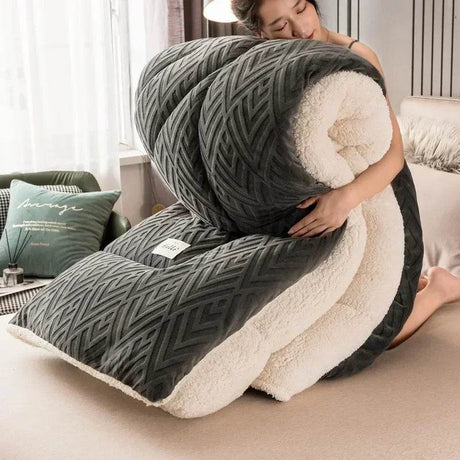 High Density Lamb Wool Soft Warm Blanket - Calmora - Sleep Galleria