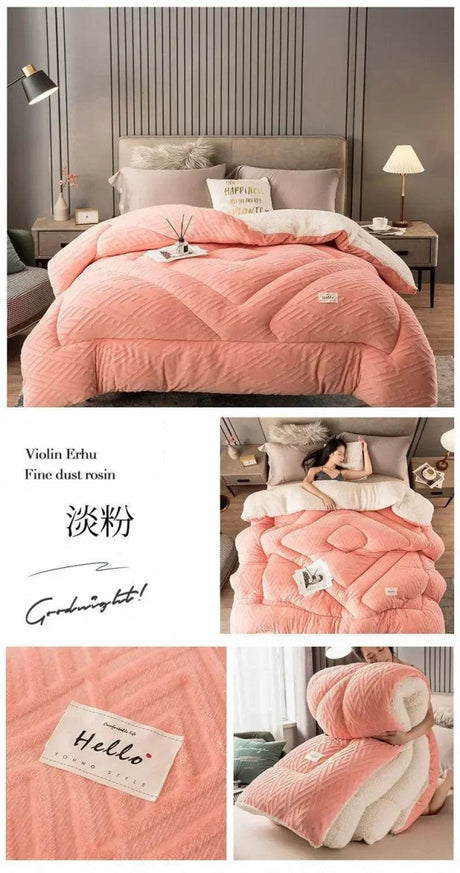 High Density Lamb Wool Soft Warm Blanket - Calmora - Sleep Galleria