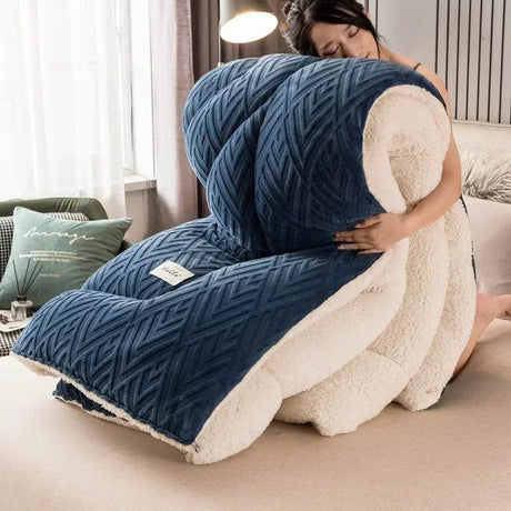 High Density Lamb Wool Soft Warm Blanket - Calmora - Sleep Galleria