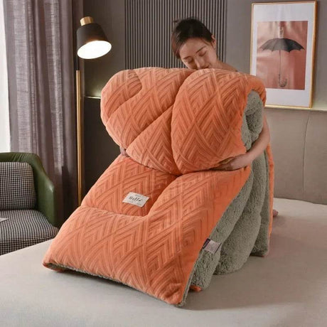 High Density Lamb Wool Soft Warm Blanket - Calmora - Sleep Galleria